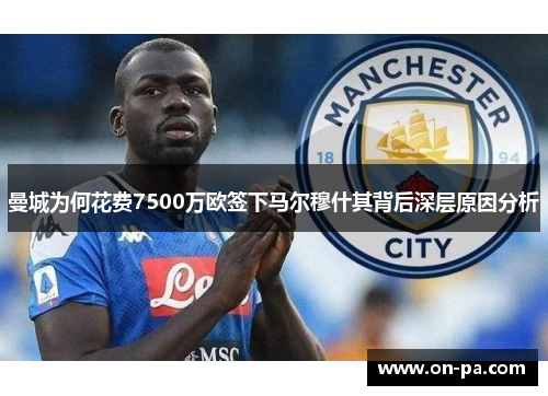 曼城为何花费7500万欧签下马尔穆什其背后深层原因分析