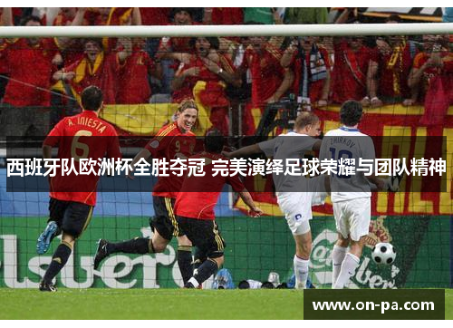 西班牙队欧洲杯全胜夺冠 完美演绎足球荣耀与团队精神